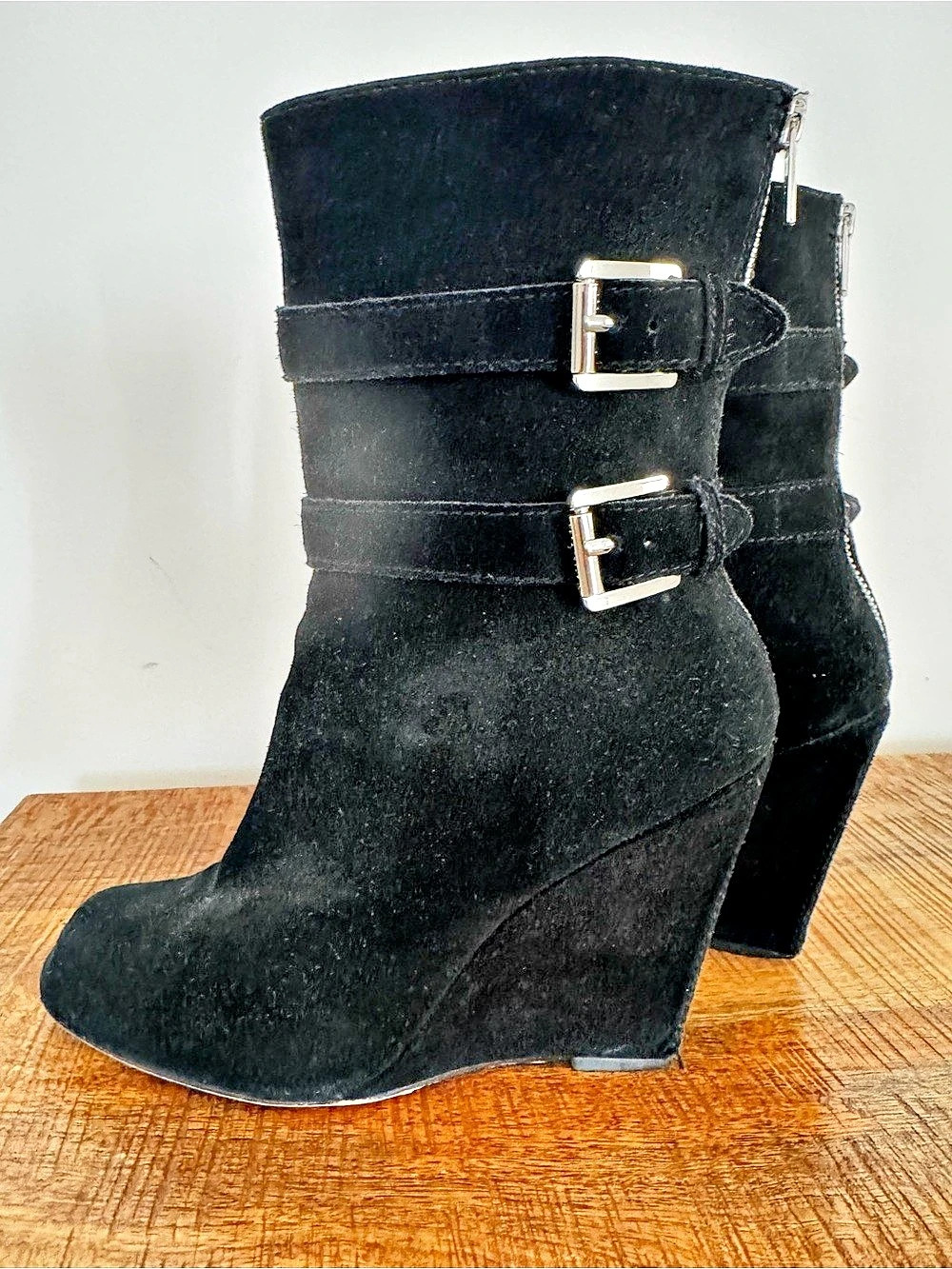 Michael Kors Black Wedge Boots